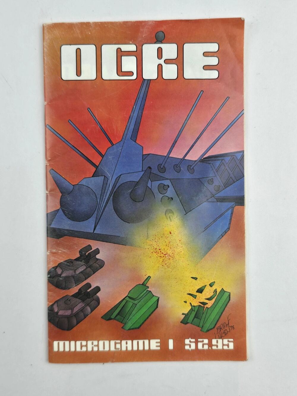 OGRE - Microgame #1 Metagaming Vintage 1977 Boardgame Booklet